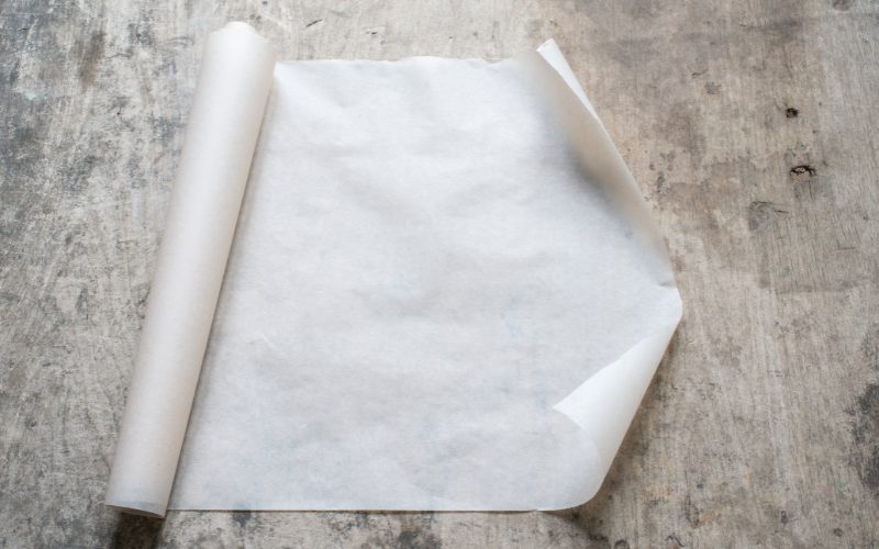 Papier cuisson blanc et papier naturel brun