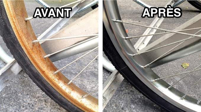 Différents produits naturels anti-rouille