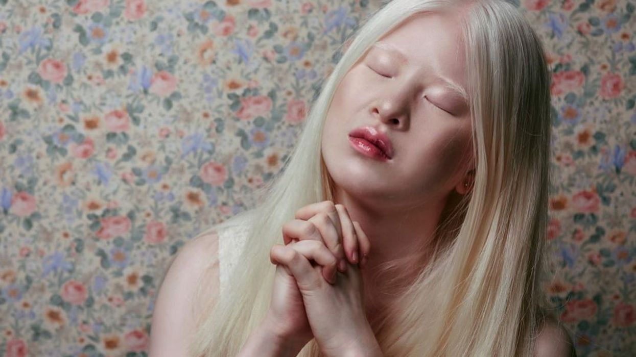 Xueli lors d'une campagne publicitaire