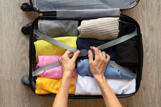 Valise et préparatifs de voyage