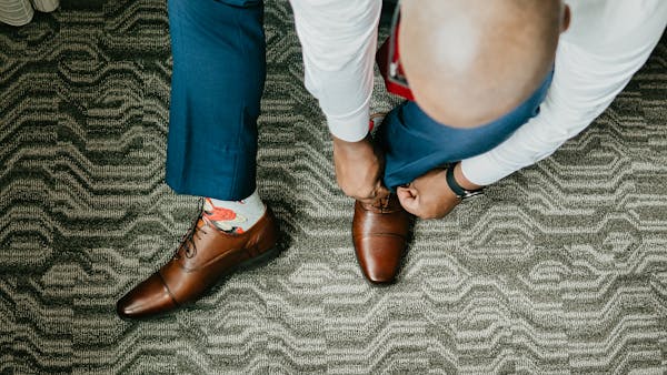 Chaussures masculines soignées