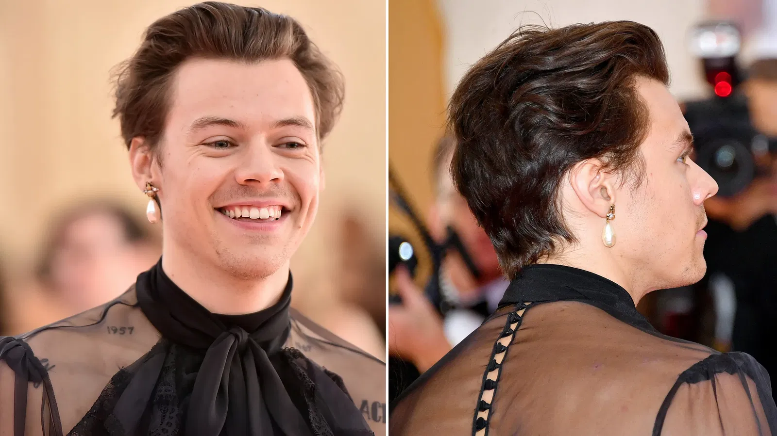 Harry Styles avec boucle d'oreille