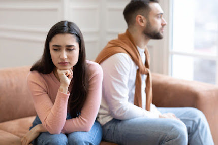 Couple en silence