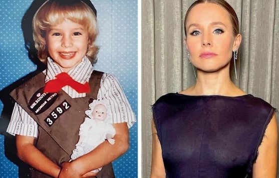 Kristen Bell enfant, boucles blondes
