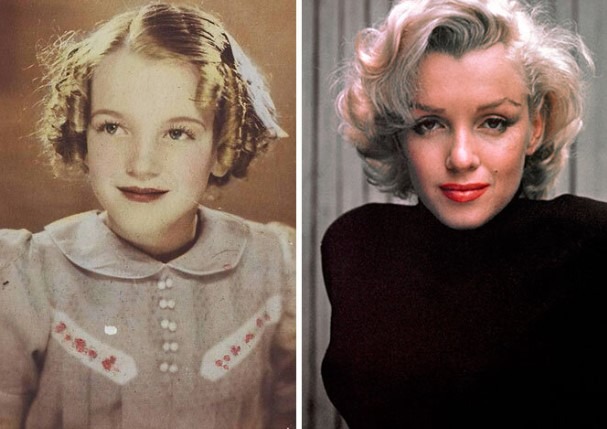 Marilyn Monroe enfant