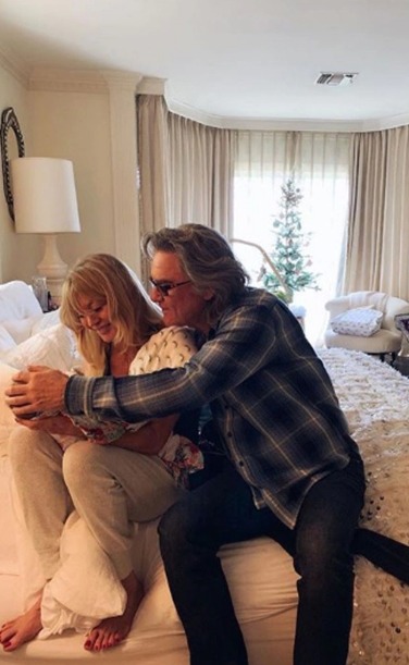 Goldie Hawn et Kurt Russell complices