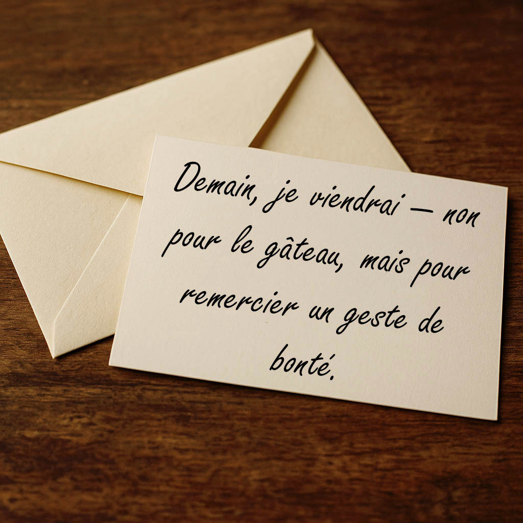Lettre mystérieuse dans une enveloppe