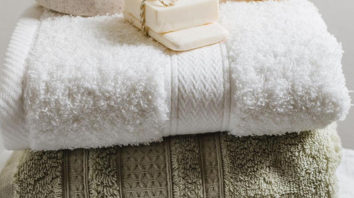 Serviettes pliées dans un spa