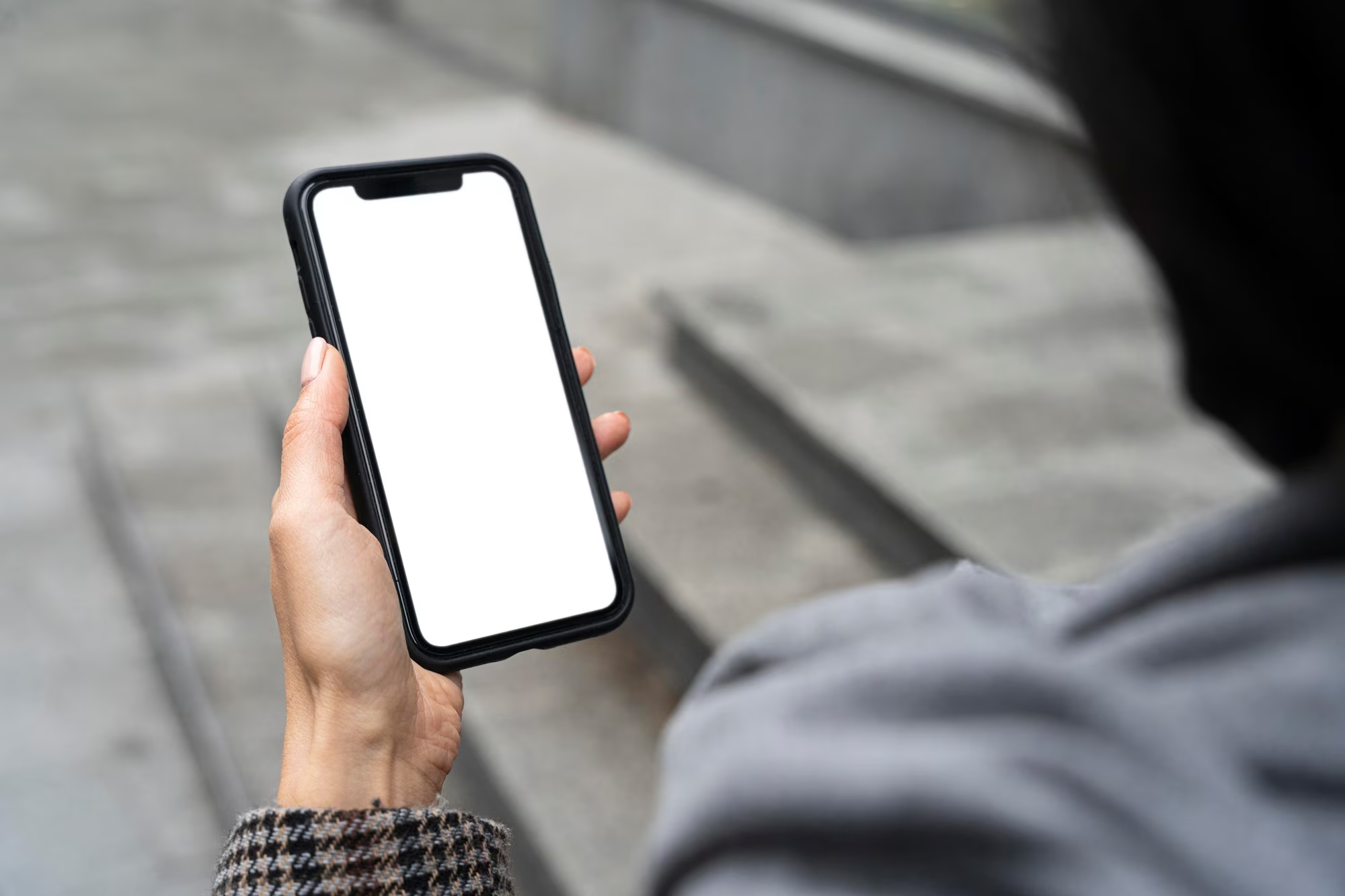 iPhone avec point vert