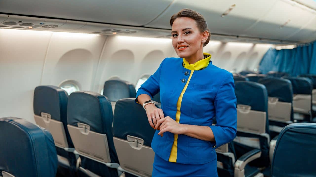 Voyageurs à bord d'un avion