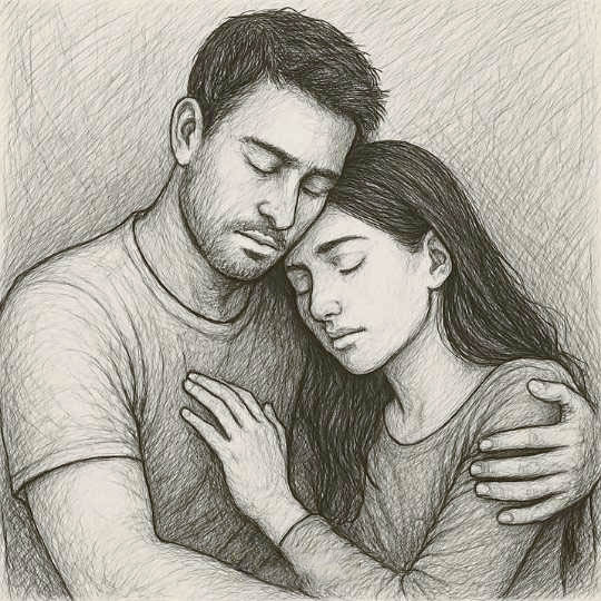 Femme recevant du soutien émotionnel