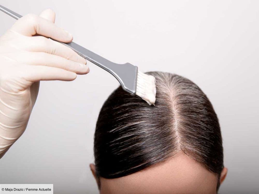 Cheveux brillants après soin au café
