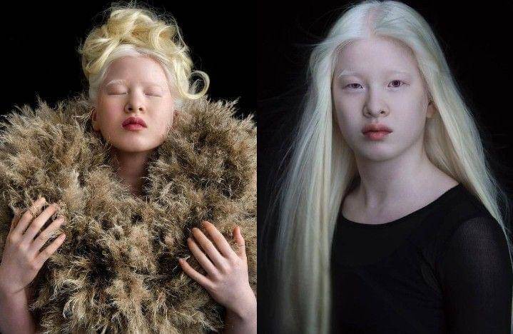 Xueli lors d'un shooting photo