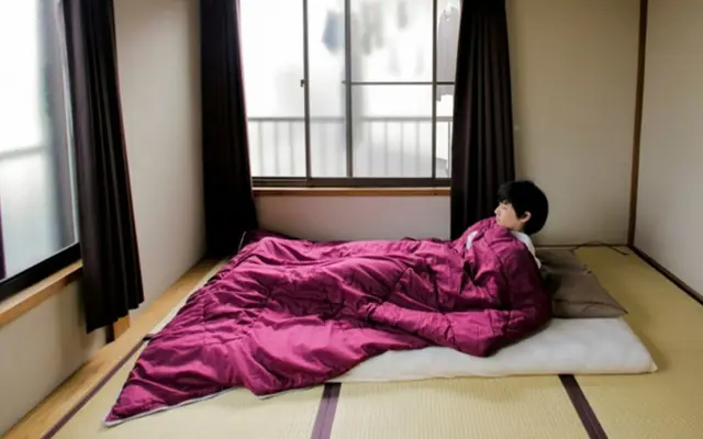 Intérieur japonais avec tatami