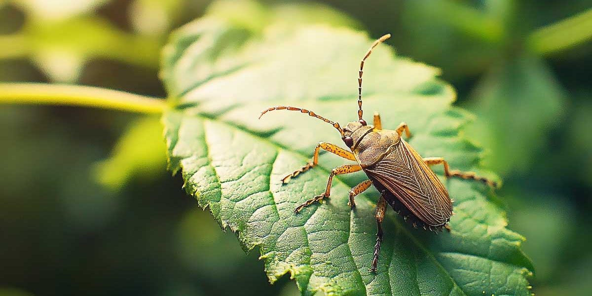Punaise dans un environnement boisé
