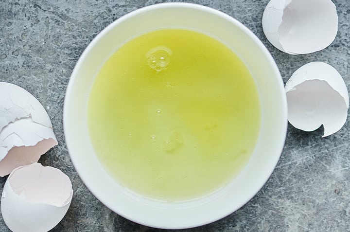 Masque beauté à base de blanc d'œuf
